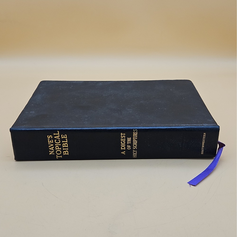 Nave's Topical Bible Southwestern 1962 Digest of the Holy Scriptures Thumb Index
